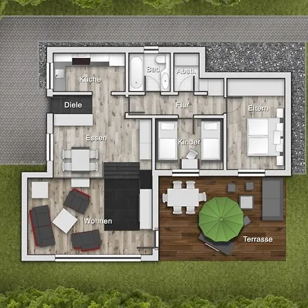 Vakantiehuis Feriendomizil Haus Am *