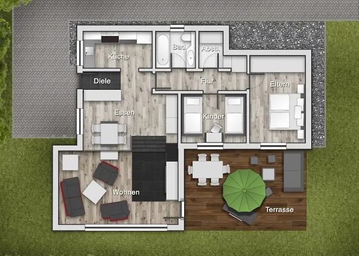 Vakantiehuis Feriendomizil Haus Am *